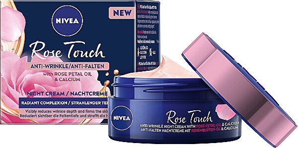 Anti-Falten Nachtcreme - Nivea Rose Touch Anti-Wrinkle Night Cream — Bild N2