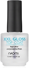 Düfte, Parfümerie und Kosmetik Hochglänzender Nagelüberlack - Naomi XXL Mega Gloss Top Coat
