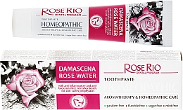 Homöopathische Zahnpasta mit Bio Rosenwasser - Rose Rio Toothpast — Bild N1