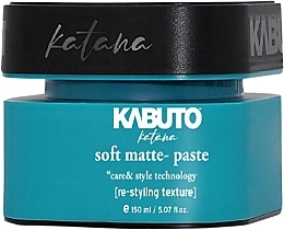 Düfte, Parfümerie und Kosmetik Mattierende Haarpaste - Kabuto Katana Soft Matte Paste 