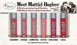 Düfte, Parfümerie und Kosmetik Lippenset Mini (Lippenstift 6x1.2ml) - theBalm Meet Matt(e) Hughes 6 mini Liquid Lipsticks