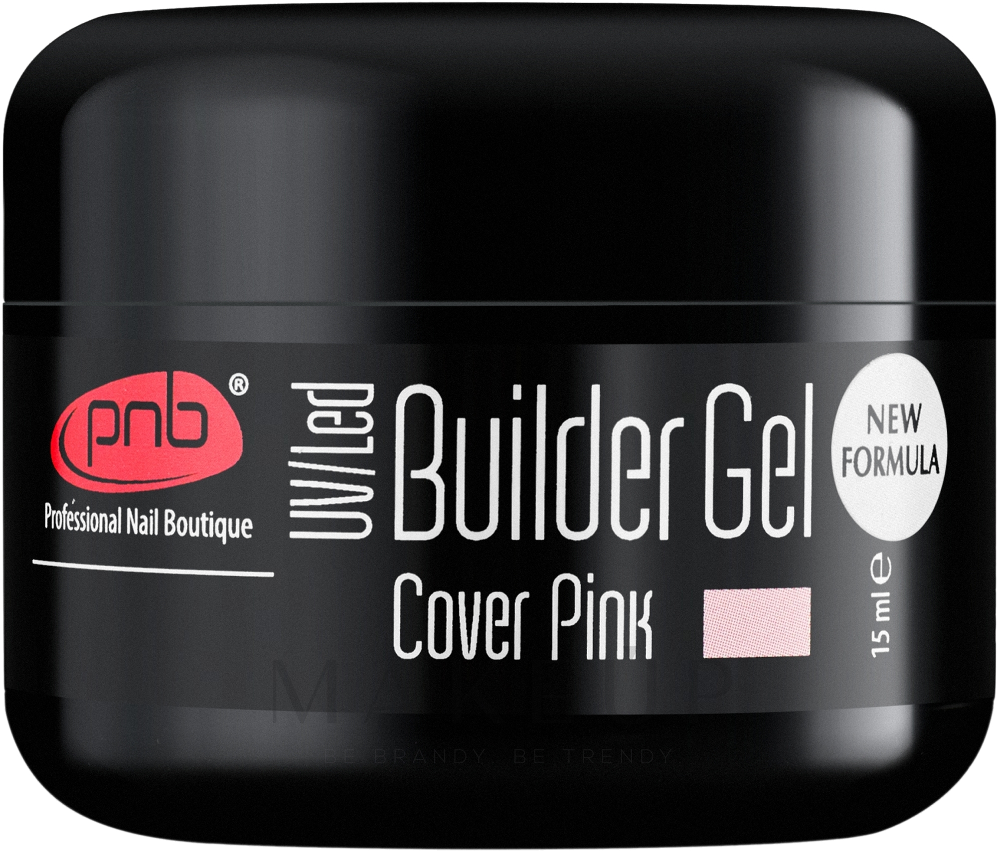 Camouflage-Modelliergel - PNB UV/LED Builder Gel Cover Pink — Bild 15 ml