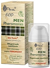 Langanhaltende feuchtigkeitsspendende Gesichtscreme - Ava Laboratorium Eco Men Pheromones Gin Toniq Cream — Bild N1