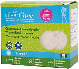Wiederverwendbare Stilleinlagen 100% Baumwolle 2 Tropfen - Masmi Silver Care — Bild N1