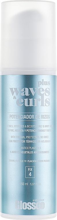 Haarcreme mittlerer Halt - Glossco Waves & Curls Plus Cream — Bild N3