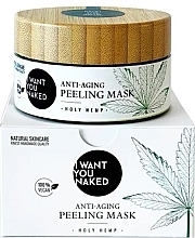 Düfte, Parfümerie und Kosmetik Verjüngende Peelingmaske für das Gesicht - I Want You Naked Holy Hemp Anti-Aging Peeling Mask