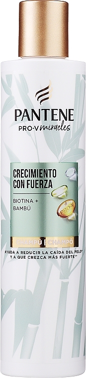 Stärkendes Shampoo mit Biotin und Bambus - Pantene Pro-V Miracles Shampoo — Bild N1