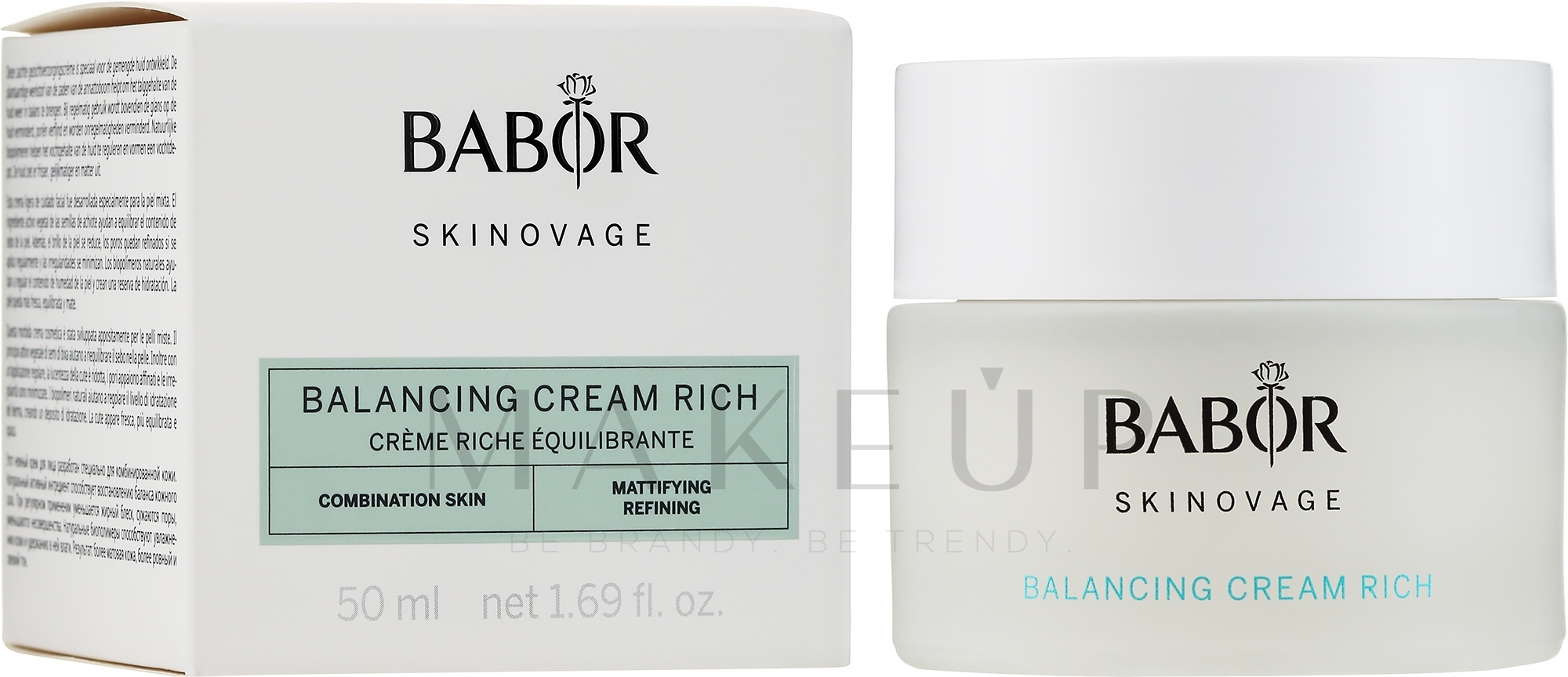 Geschmeidige Gesichtspflegecreme für Mischhaut - Babor Skinovage Balancing Cream Rich — Bild 50 ml