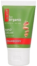 Düfte, Parfümerie und Kosmetik Handcreme Erdbeere - Be Organic Hand Cream Strawberry