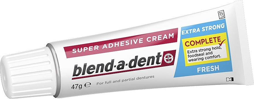 Haftcreme für Zahnprothese - Blend-A-Dent Super Adhesive Cream Fresh Complete — Bild N4