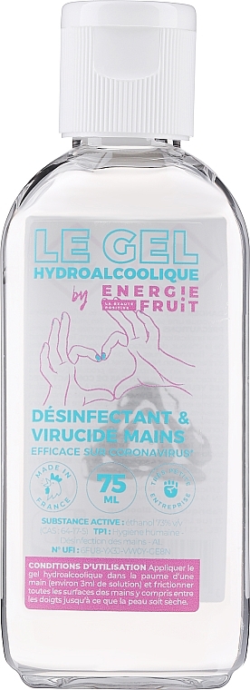 Handdesinfektionsmittel-Gel - Energie Fruit Hydroalcoholic Gel — Bild N1