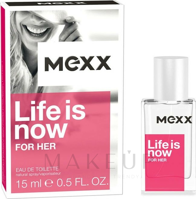 Mexx Life is Now For Her - Eau de Toilette — Foto 15 ml