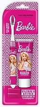 Set - Naturaverde Kids Barbie Oral Care Set (Zahnpasta 25ml + Zahnbürste)  — Bild N1