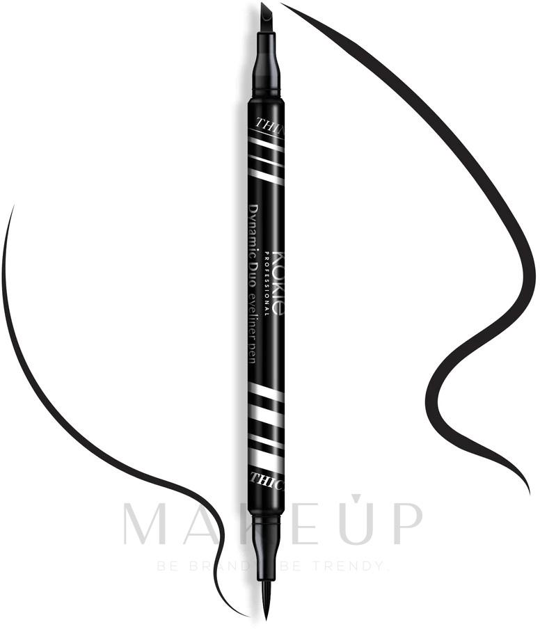 Eyeliner - Kokie Professional Dynamic Duo Eyeliner Pen — Bild Black