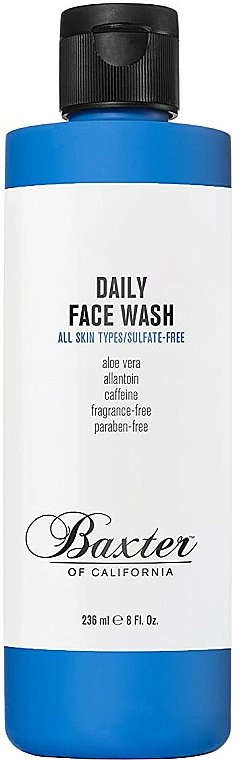 Gesichtswaschgel für die tägliche Anwendung mit Aloe Vera, Allantoin und Koffein - Baxter of California Daily Face Wash — Bild N1