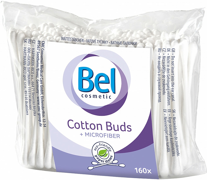 Mikrofaser-Wattestäbchen 160 St. - Bel Cotton Buds — Bild N1