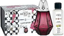 Düfte, Parfümerie und Kosmetik Duftset - Maison Berger Lampe Berger Gift Set Prism Garnet (Duftlampe + Refill 250ml)
