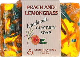 Glycerinseife Pfirsich und Zitronengras - Bulgarian Rose Peach & Lemongrass Soap — Bild N1