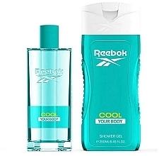 Reebok Cool Your Body  - Duftset (Eau de Toilette 100ml + Duschgel 250ml + Kosmetiktasche 1 St.)  — Bild N2