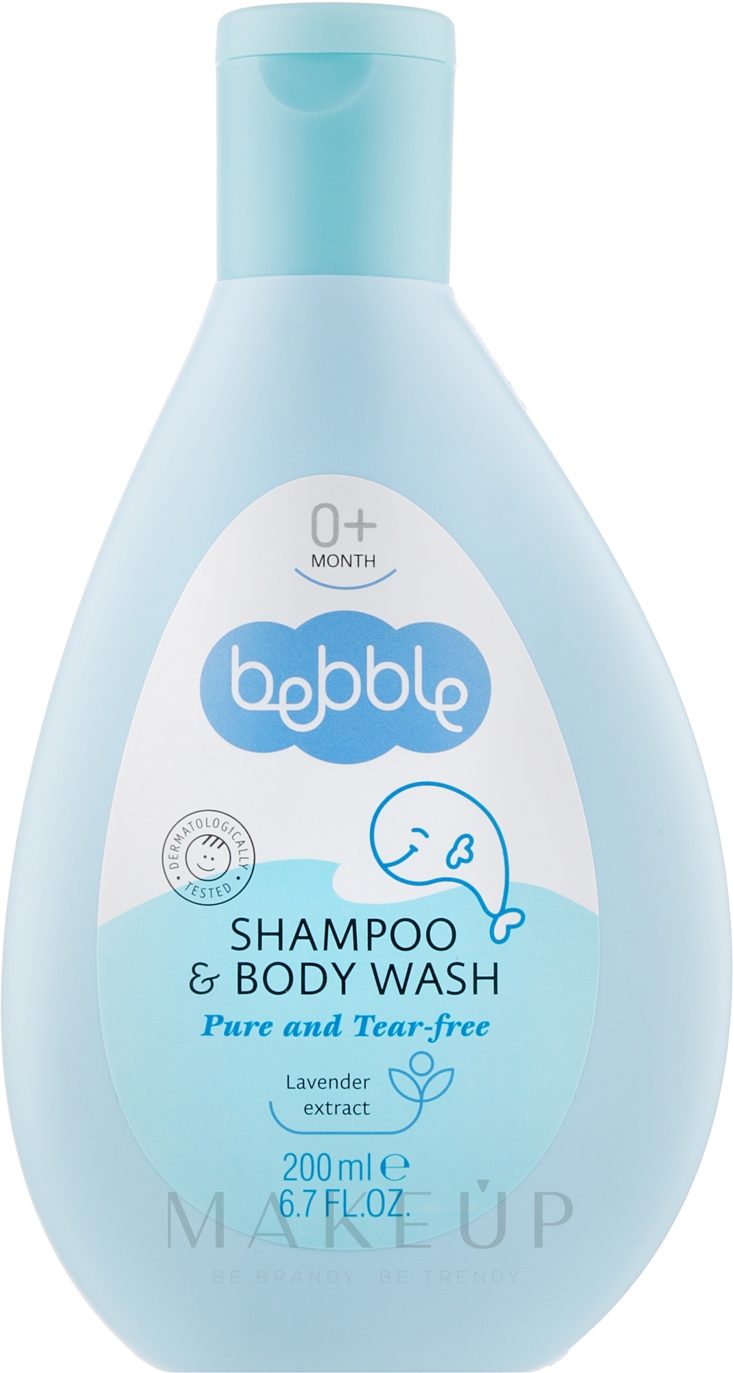 Shampoo für Babys mit Lavendelextrakt - Bebble Shampoo & Body Wash — Bild 200 ml