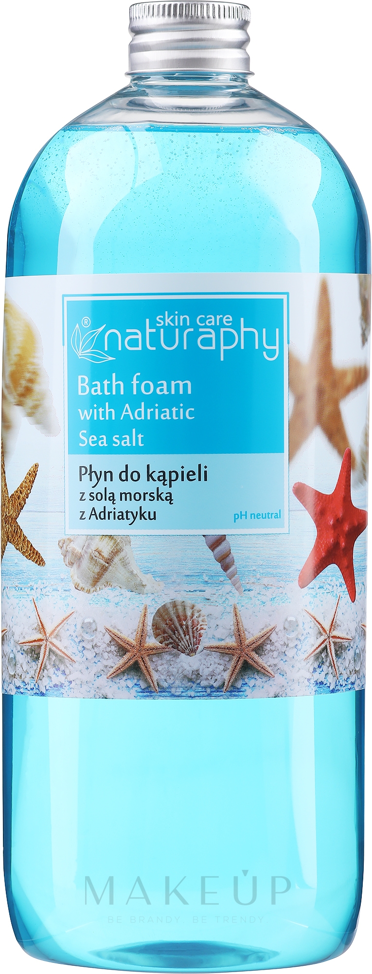 Badeschaum mit Meersalz aus der Adria - Naturaphy Adriatic Sea Salt Bath Foam — Bild 1000 ml
