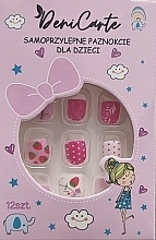 Selbstklebende Nägel für Kinder 977 Erdbeeren 12 St. - Deni Carte Tipsy Kids — Bild N1