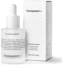 Düfte, Parfümerie und Kosmetik Mattierendes Gesichtsserum - Transparent Lab Oil Patrol Serum