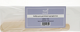 Düfte, Parfümerie und Kosmetik Shugaring Enthaarungsset Premium - Tufi Profi (hairrem/strips/10pcs + putty/knife/5pcs)