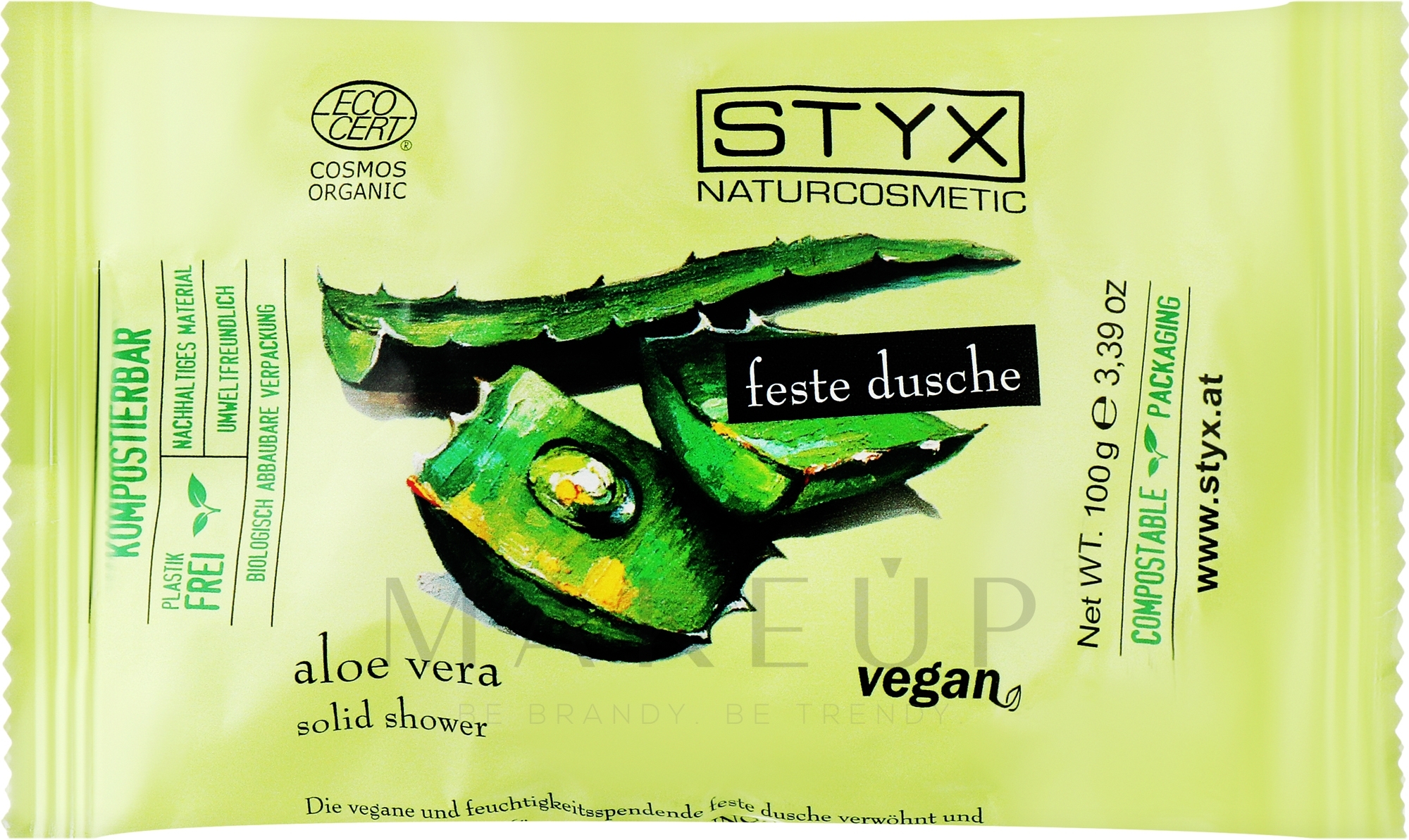 Feste Duschseife mit Aloe Vera - Styx Naturcosmetic Aloe Vera Solid Shower — Bild 100 g