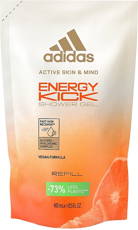 Duschgel - Adidas Active Skin & Mind Energy Kick Shower Gel Refill (Refill)  — Bild N1