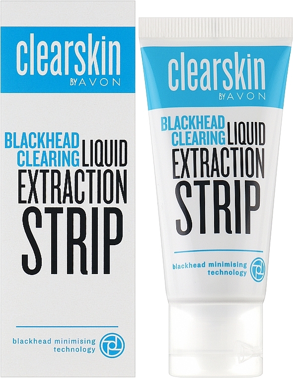 Tiefenreinigendes Peeling-Gel gegen Mitesser - Avon Clearskin Blackhead Clearing Liquid Extraction Strip — Bild N2