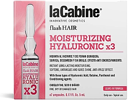 Düfte, Parfümerie und Kosmetik Feuchtigkeitsspendende Haarampulle - La Cabine Flash Hair Moisturizing Hyaluronic