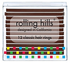 Düfte, Parfümerie und Kosmetik Haargummis braun - Rolling Hills Classic Hair Rings Brown