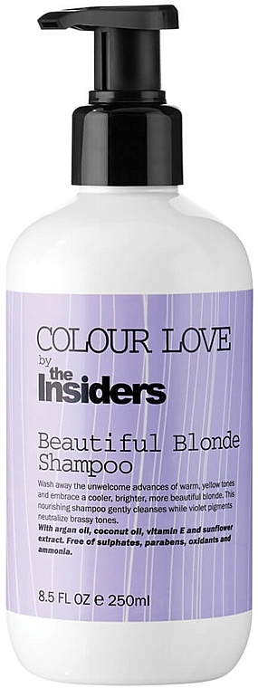Shampoo für blondes Haar - The Insiders Colour Love Beautiful Blonde Shampoo — Bild N1