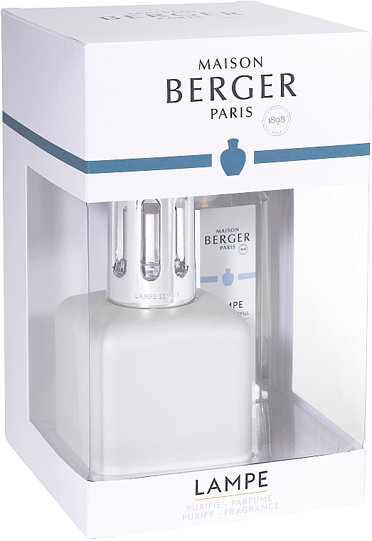 Set - Maison Berger White Lamp Delicate White Musk (aromalamp + refill/250ml) — Bild N1