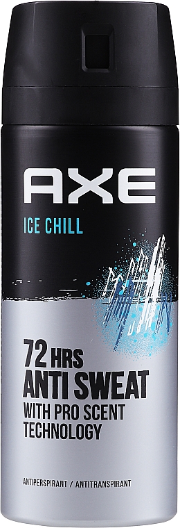 Deospray Antitranspirant - Axe Ice Chill Dry 72H Anti Sweat Antiperspirant — Bild N1