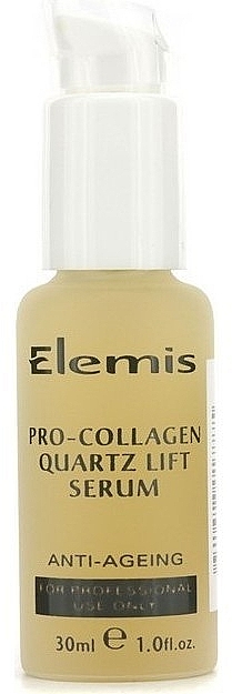 Straffendes, glättendes und feuchtigkeitsspendendes Anti-Falten Gesichtsserum - Elemis Pro-Collagen Quartz Lift Serum (Salon Size) — Bild N2