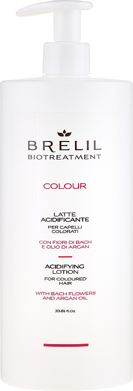 Oxidierende Lotion für gefärbtes Haar mit Arganöl - Brelil Bio Treatment Colour Lotion — Bild N1