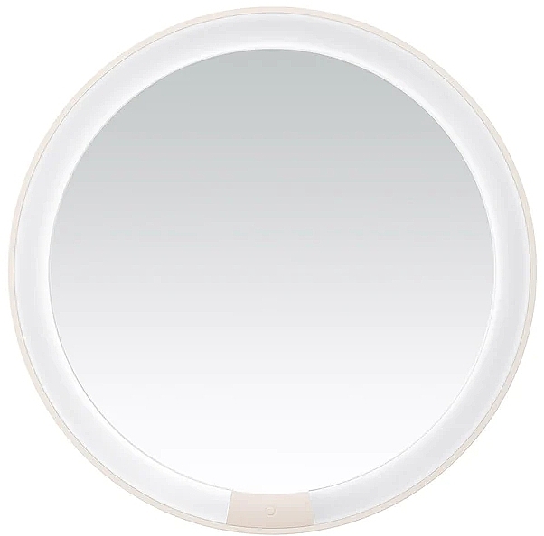 Tragbarer LED-Spiegel mit Kosmetiktasche weiß - Amiro Cube S Magnetic Bag Mirror White — Bild N4