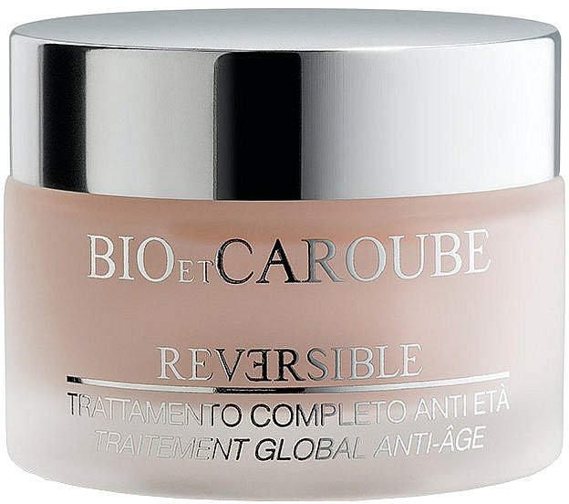 Straffende feuchtigkeitsspendende und glättende Anti-Aging Gesichtscreme für alle Hauttypen - Bio et Caroube Reversible Complete Anti-Ageing Treatment — Bild N1