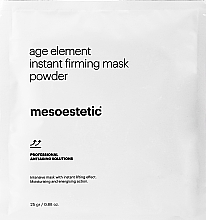 Gesichtspflegeset - Mesoestetic Age Element Firming (Maske-Gel 5x25g + Maske-Puder 5x110ml)  — Bild N3