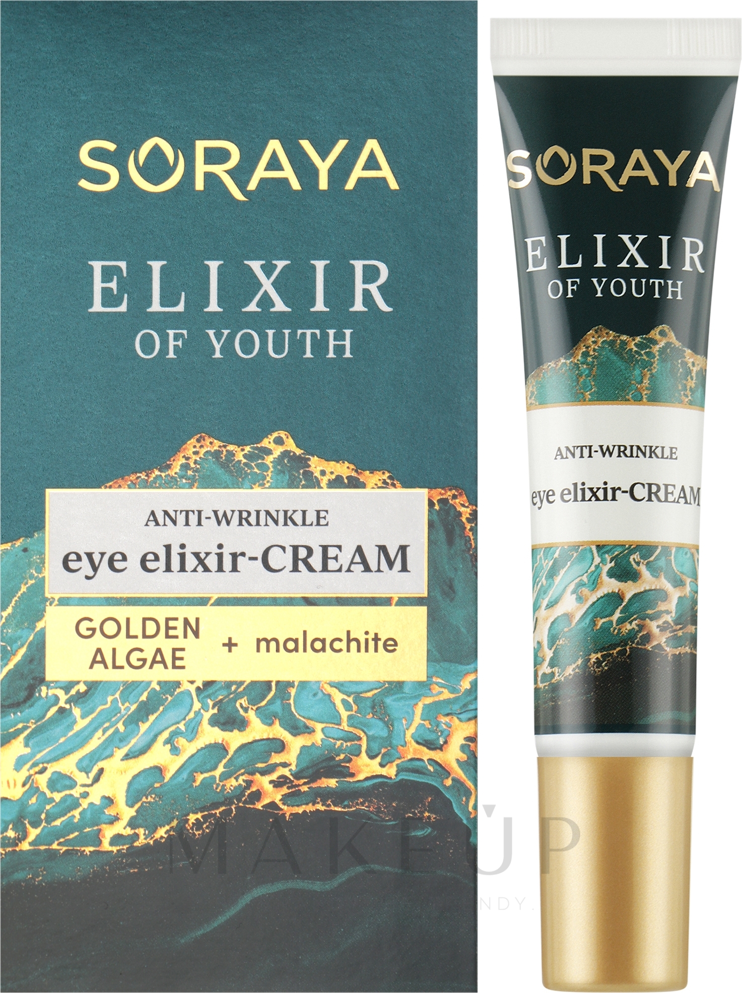 Anti-Falten-Creme-Elixier mit Gold und Algen - Soraya Youth Elixir — Bild 15 ml
