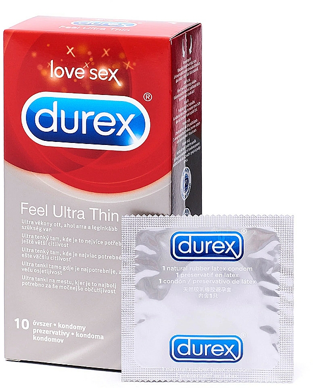 Ultradünne Kondome 10 St. - Durex Feel Ultra Thin — Bild N2