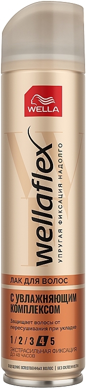 Haarspray mit Feuchtigkeitskomplex Extra starker Halt - Wella Wellaflex — Bild N1