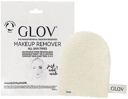 Handschuh zum Abschminken beige - Glov On-The-Go Makeup Remover — Bild N1