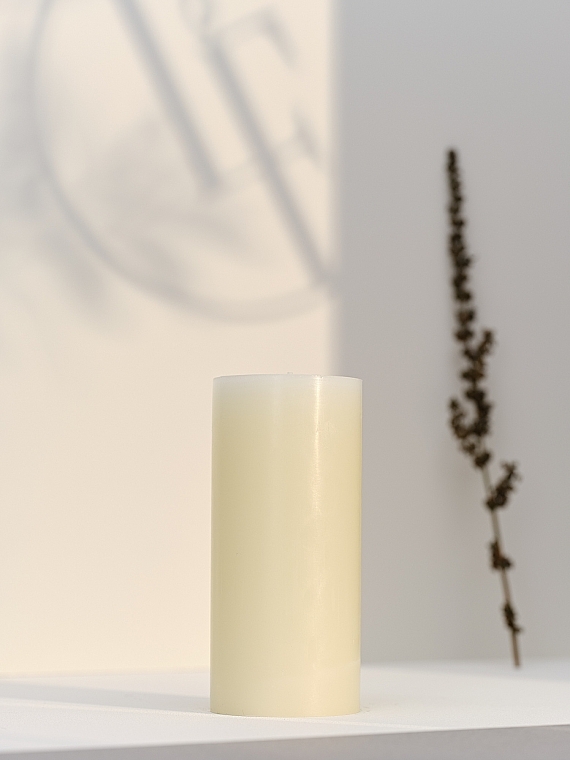 Kerze Zylinder Durchmesser 7 cm Höhe 15 cm - Bougies La Francaise Cylindre Candle Ivory — Bild N2