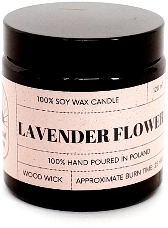 Duftende Sojakerze Lavendelblüte - Koszyczek Natury Lavender Flower — Bild N1