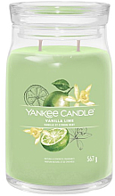 Duftkerze im Glas Vanilla Lime mit 2 Dochten - Yankee Candle Singnature — Bild N2