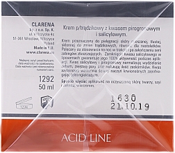 Gesichtscreme mit Salicyl- und Brenztraubensäure - Clarena Liposome Pyruvic Acid Salicylic & Cream — Bild N4