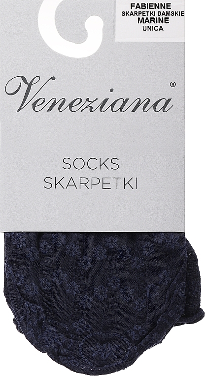 Socken für Frauen Fabienne 20 Den marine - Veneziana — Bild N1